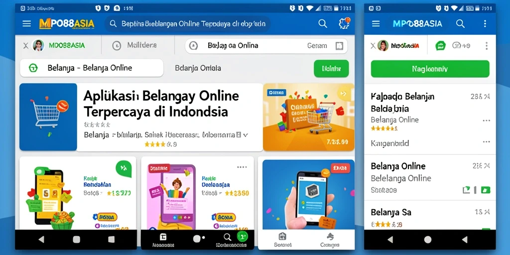 Screenshot aplikasi MPO88ASIA menampilkan antarmuka yang ramah pengguna.