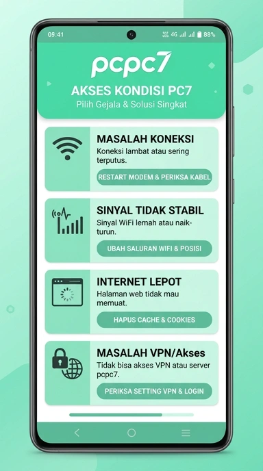 Tampilan link alternatif pcpc7